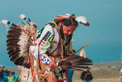 Indigenous official dancing